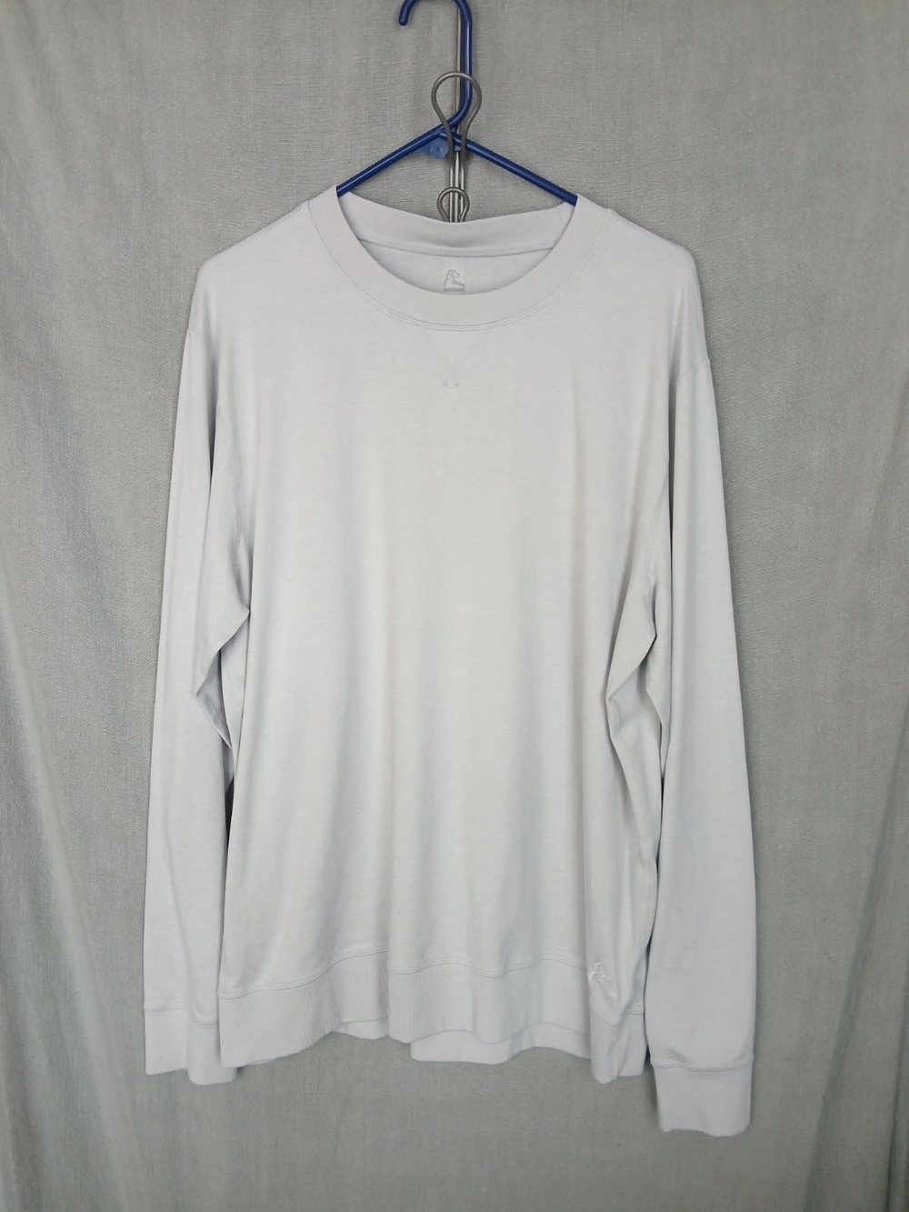 Rhoback Men's Top Performance Lightweight Crew Long Sleeve Tee